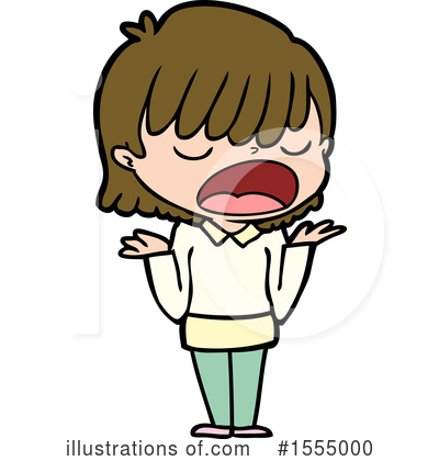 Royalty-Free (RF) Girl Clipart Illustration by lineartestpilot - Stock Sample #1555000