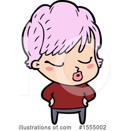 Royalty-Free (RF) Girl Clipart Illustration by lineartestpilot - Stock Sample #1555002