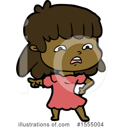 Royalty-Free (RF) Girl Clipart Illustration by lineartestpilot - Stock Sample #1555004