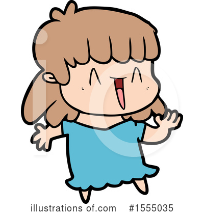 Royalty-Free (RF) Girl Clipart Illustration by lineartestpilot - Stock Sample #1555035