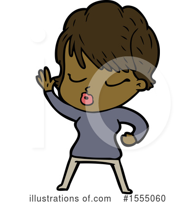 Royalty-Free (RF) Girl Clipart Illustration by lineartestpilot - Stock Sample #1555060