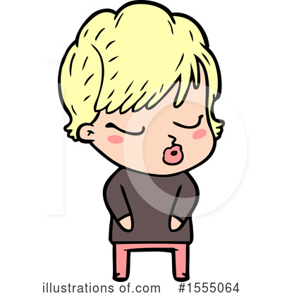 Royalty-Free (RF) Girl Clipart Illustration by lineartestpilot - Stock Sample #1555064