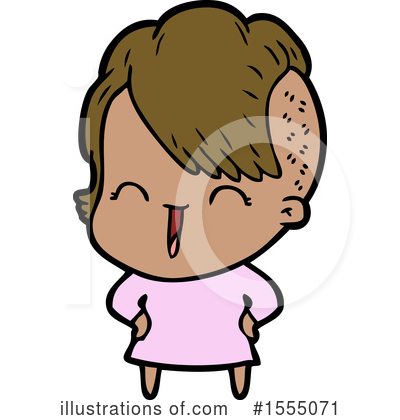Royalty-Free (RF) Girl Clipart Illustration by lineartestpilot - Stock Sample #1555071