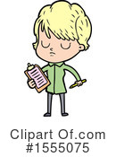Girl Clipart #1555075 by lineartestpilot
