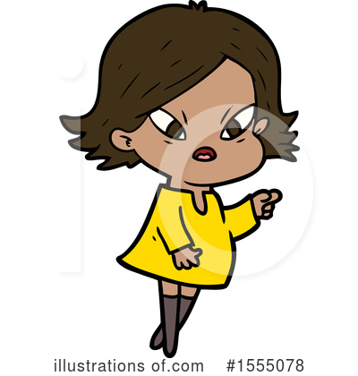 Royalty-Free (RF) Girl Clipart Illustration by lineartestpilot - Stock Sample #1555078