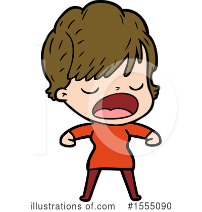 Royalty-Free (RF) Girl Clipart Illustration by lineartestpilot - Stock Sample #1555090
