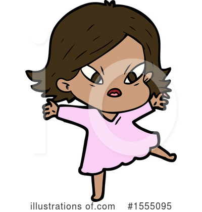 Royalty-Free (RF) Girl Clipart Illustration by lineartestpilot - Stock Sample #1555095