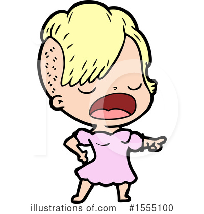 Royalty-Free (RF) Girl Clipart Illustration by lineartestpilot - Stock Sample #1555100