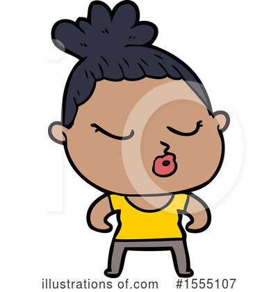 Royalty-Free (RF) Girl Clipart Illustration by lineartestpilot - Stock Sample #1555107