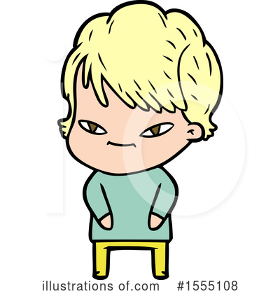 Royalty-Free (RF) Girl Clipart Illustration by lineartestpilot - Stock Sample #1555108