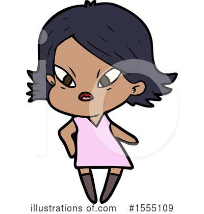 Royalty-Free (RF) Girl Clipart Illustration by lineartestpilot - Stock Sample #1555109