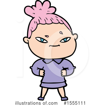 Royalty-Free (RF) Girl Clipart Illustration by lineartestpilot - Stock Sample #1555111