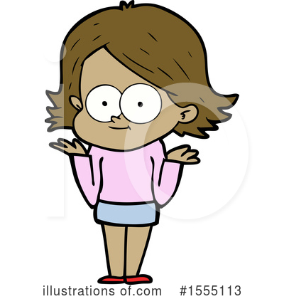 Royalty-Free (RF) Girl Clipart Illustration by lineartestpilot - Stock Sample #1555113