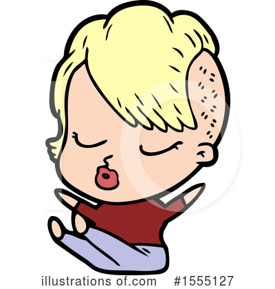 Royalty-Free (RF) Girl Clipart Illustration by lineartestpilot - Stock Sample #1555127
