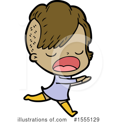 Royalty-Free (RF) Girl Clipart Illustration by lineartestpilot - Stock Sample #1555129