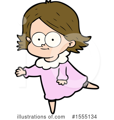 Royalty-Free (RF) Girl Clipart Illustration by lineartestpilot - Stock Sample #1555134