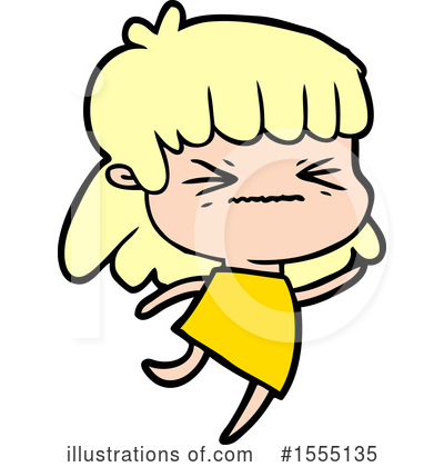 Royalty-Free (RF) Girl Clipart Illustration by lineartestpilot - Stock Sample #1555135