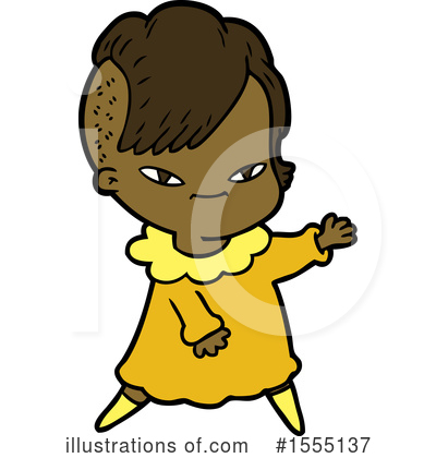 Royalty-Free (RF) Girl Clipart Illustration by lineartestpilot - Stock Sample #1555137