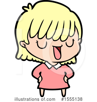 Royalty-Free (RF) Girl Clipart Illustration by lineartestpilot - Stock Sample #1555138