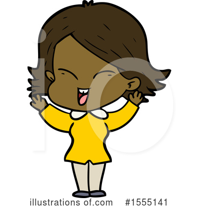 Royalty-Free (RF) Girl Clipart Illustration by lineartestpilot - Stock Sample #1555141