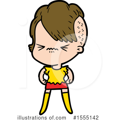 Royalty-Free (RF) Girl Clipart Illustration by lineartestpilot - Stock Sample #1555142