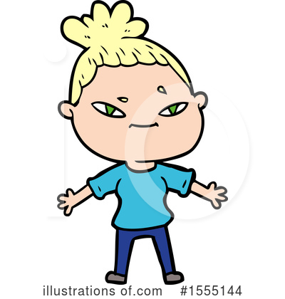 Royalty-Free (RF) Girl Clipart Illustration by lineartestpilot - Stock Sample #1555144