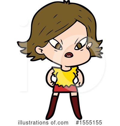 Royalty-Free (RF) Girl Clipart Illustration by lineartestpilot - Stock Sample #1555155