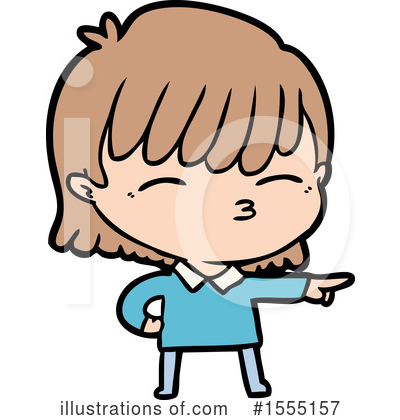 Royalty-Free (RF) Girl Clipart Illustration by lineartestpilot - Stock Sample #1555157