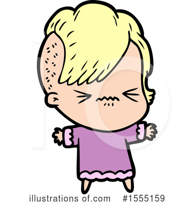 Royalty-Free (RF) Girl Clipart Illustration by lineartestpilot - Stock Sample #1555159