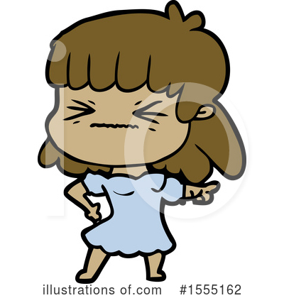 Royalty-Free (RF) Girl Clipart Illustration by lineartestpilot - Stock Sample #1555162