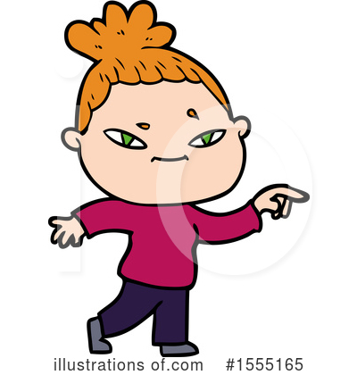 Royalty-Free (RF) Girl Clipart Illustration by lineartestpilot - Stock Sample #1555165