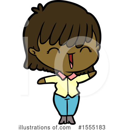 Royalty-Free (RF) Girl Clipart Illustration by lineartestpilot - Stock Sample #1555183