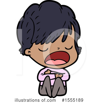 Royalty-Free (RF) Girl Clipart Illustration by lineartestpilot - Stock Sample #1555189
