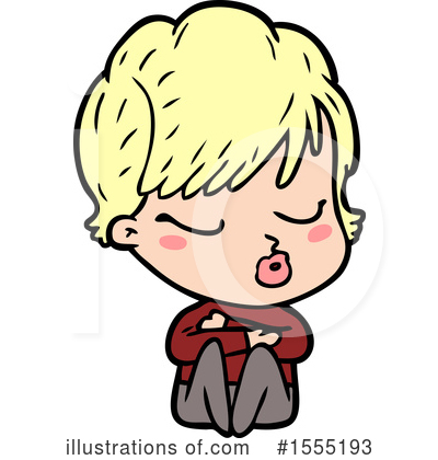 Royalty-Free (RF) Girl Clipart Illustration by lineartestpilot - Stock Sample #1555193