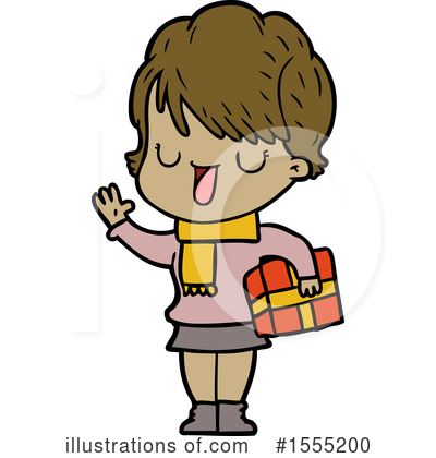 Royalty-Free (RF) Girl Clipart Illustration by lineartestpilot - Stock Sample #1555200