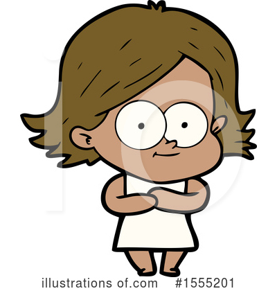 Royalty-Free (RF) Girl Clipart Illustration by lineartestpilot - Stock Sample #1555201