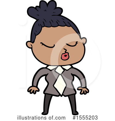 Royalty-Free (RF) Girl Clipart Illustration by lineartestpilot - Stock Sample #1555203