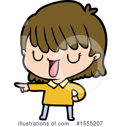 Royalty-Free (RF) Girl Clipart Illustration by lineartestpilot - Stock Sample #1555207