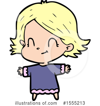Royalty-Free (RF) Girl Clipart Illustration by lineartestpilot - Stock Sample #1555213