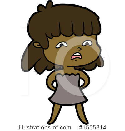 Royalty-Free (RF) Girl Clipart Illustration by lineartestpilot - Stock Sample #1555214