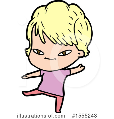 Royalty-Free (RF) Girl Clipart Illustration by lineartestpilot - Stock Sample #1555243