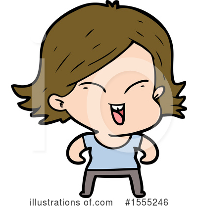 Royalty-Free (RF) Girl Clipart Illustration by lineartestpilot - Stock Sample #1555246