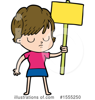 Royalty-Free (RF) Girl Clipart Illustration by lineartestpilot - Stock Sample #1555250