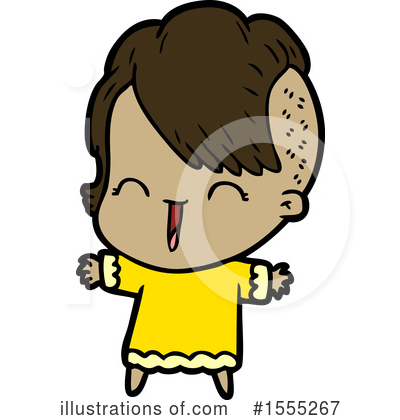 Royalty-Free (RF) Girl Clipart Illustration by lineartestpilot - Stock Sample #1555267