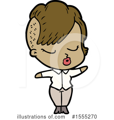 Royalty-Free (RF) Girl Clipart Illustration by lineartestpilot - Stock Sample #1555270