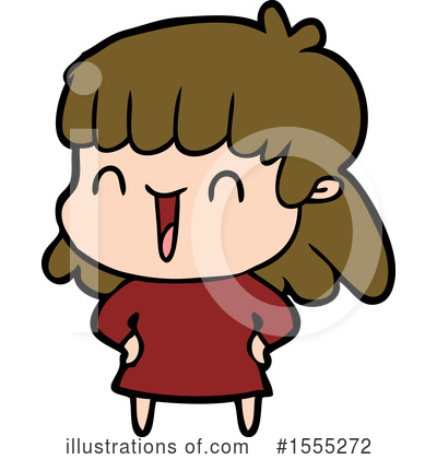 Royalty-Free (RF) Girl Clipart Illustration by lineartestpilot - Stock Sample #1555272