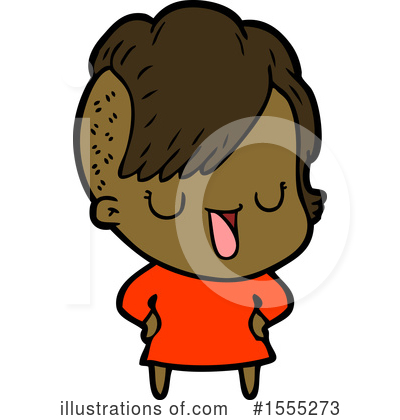 Royalty-Free (RF) Girl Clipart Illustration by lineartestpilot - Stock Sample #1555273