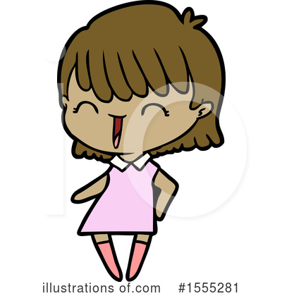 Royalty-Free (RF) Girl Clipart Illustration by lineartestpilot - Stock Sample #1555281