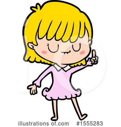 Royalty-Free (RF) Girl Clipart Illustration by lineartestpilot - Stock Sample #1555283