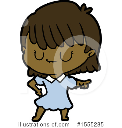 Royalty-Free (RF) Girl Clipart Illustration by lineartestpilot - Stock Sample #1555285